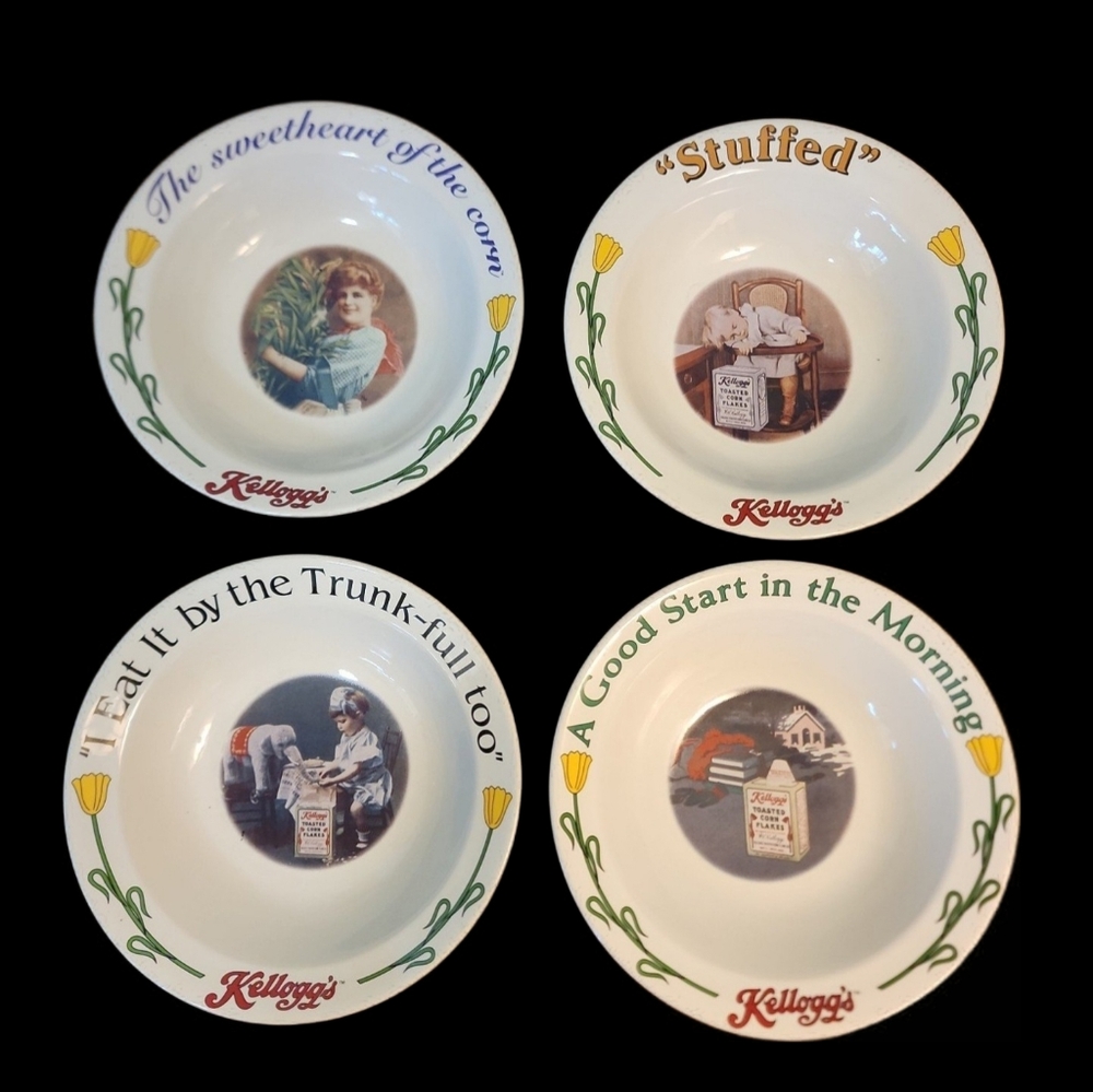 Vintage (1996) Kellogg's Collectible Cereal Bowls 90th Anniversary Edition - Picture 2 of 12